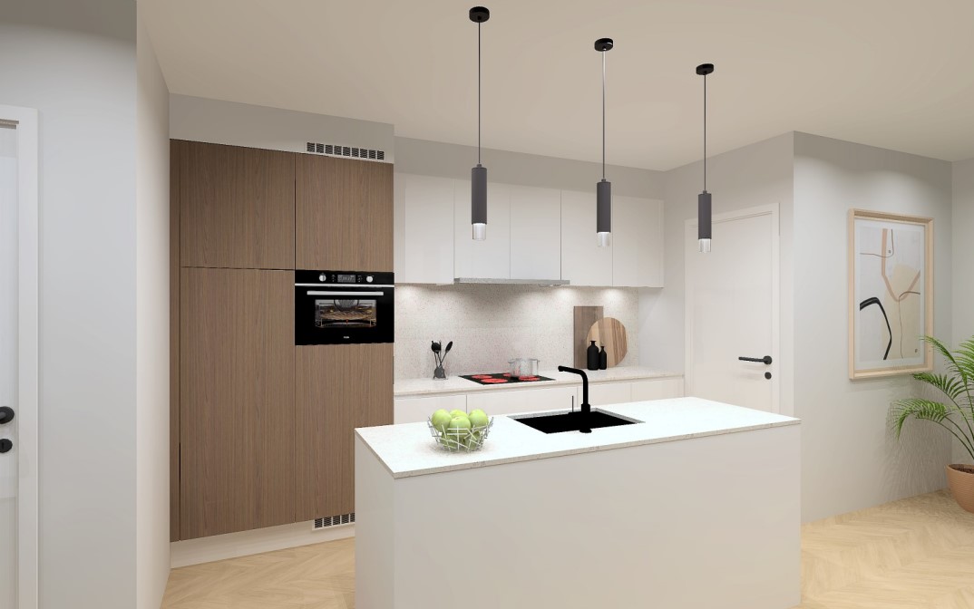 Render keuken project Hertekop